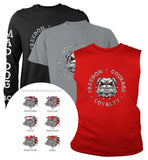 FREEDOM COURAGE LOYALTY - DRYFIT Shirt - MEMBERS ONLY