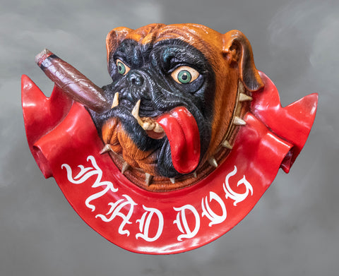 Fibreglass Plaque - Dog with Cigar